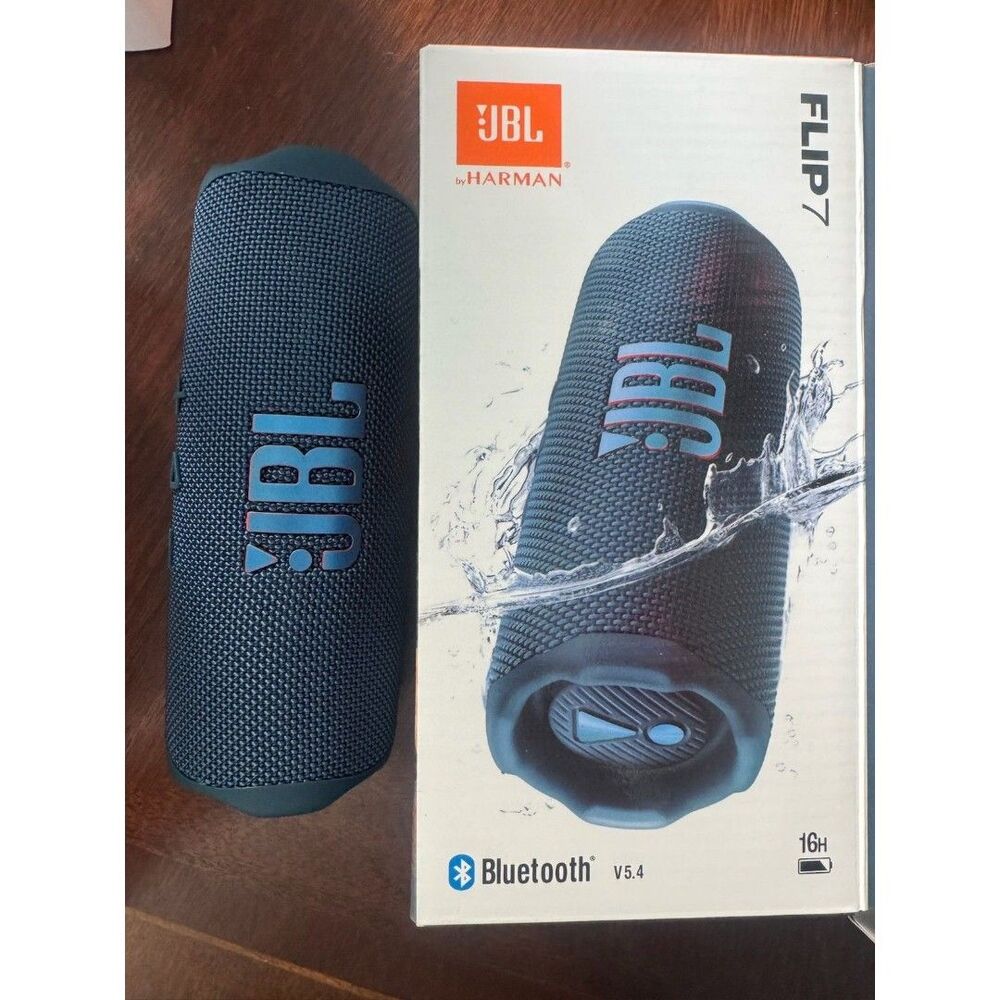 JBL FLIP 7 Portable Bluetooth Speaker Blue NEW